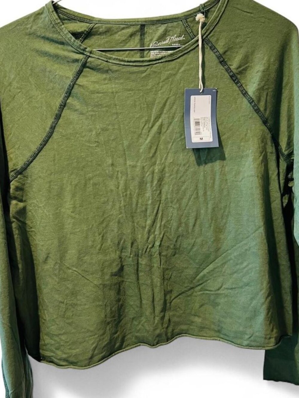 Universal Thread Women's Green Crop-top